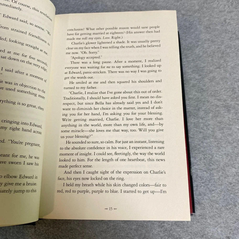 Stephenie Meyer Breaking Dawn Book Twilight Saga Hardcover 1st Ed Edward Jacob
